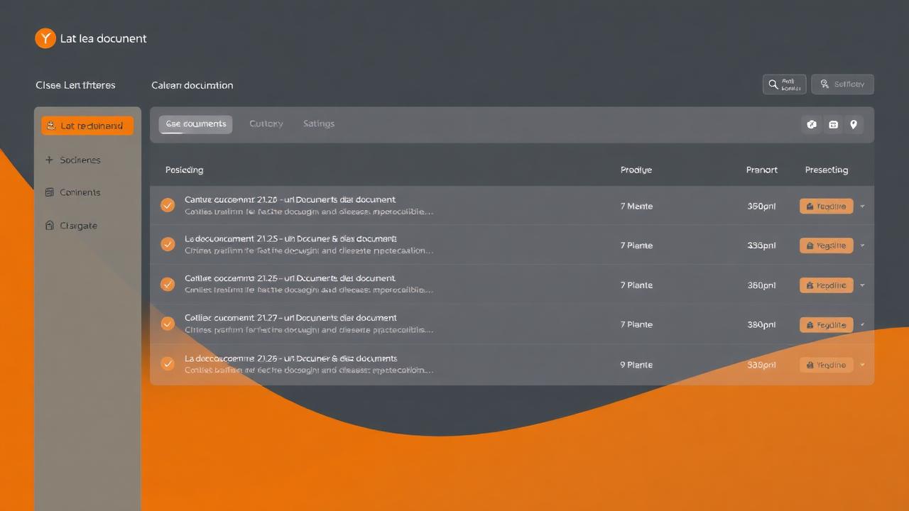 Aperçu de l'interface Claire by Dossea : collecte de documents pour un dossier client